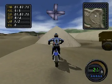 Jeremy McGrath Supercross World screen shot game playing